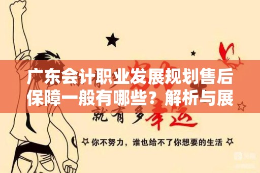 广东会计职业发展规划售后保障一般有哪些？解析与展望