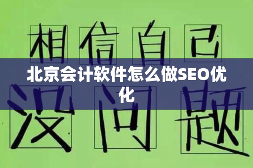 北京会计软件怎么做SEO优化