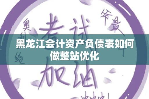黑龙江会计资产负债表如何做整站优化