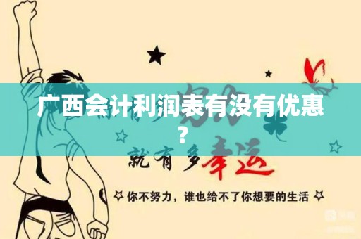 广西会计利润表有没有优惠？