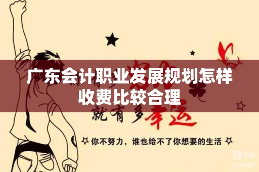 广东会计职业发展规划怎样收费比较合理