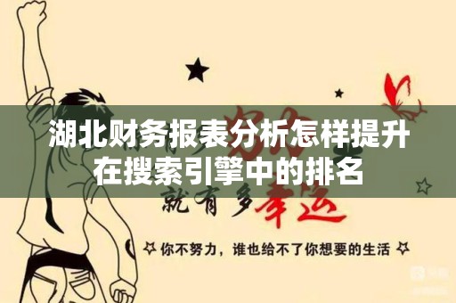 湖北财务报表分析怎样提升在搜索引擎中的排名