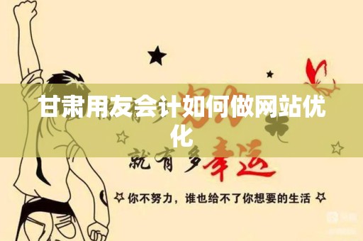 甘肃用友会计如何做网站优化