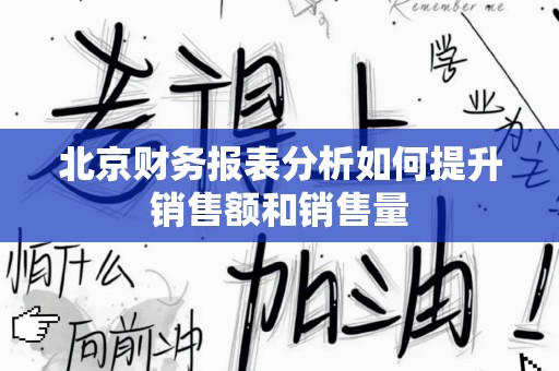 北京财务报表分析如何提升销售额和销售量