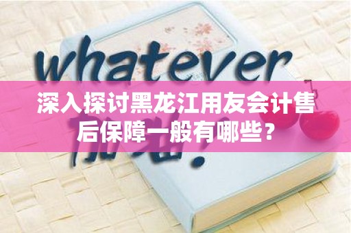 深入探讨黑龙江用友会计售后保障一般有哪些？
