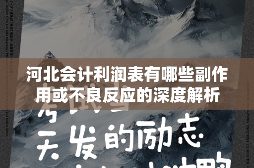 河北会计利润表有哪些副作用或不良反应的深度解析
