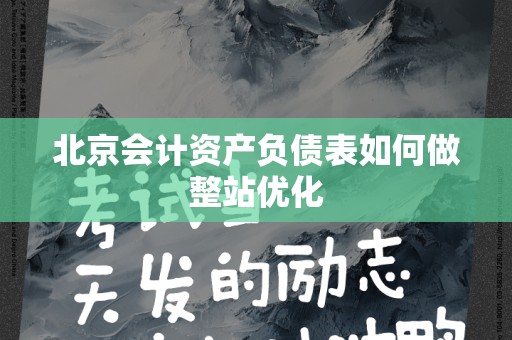 北京会计资产负债表如何做整站优化