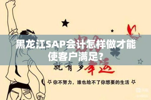 黑龙江SAP会计怎样做才能使客户满足？