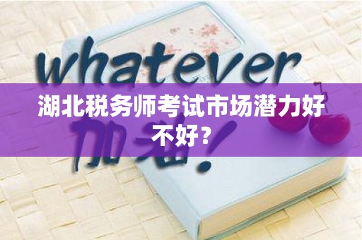 湖北税务师考试市场潜力好不好？