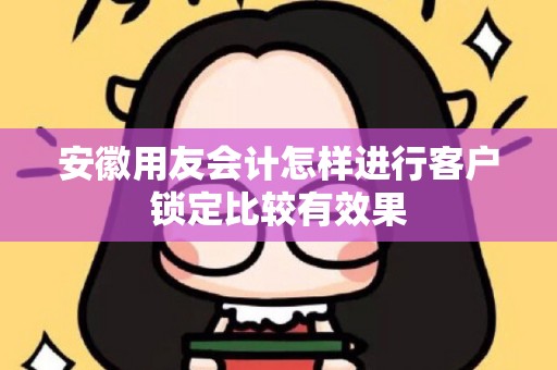 安徽用友会计怎样进行客户锁定比较有效果