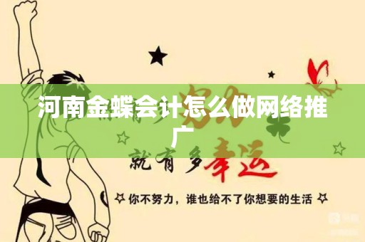 河南金蝶会计怎么做网络推广
