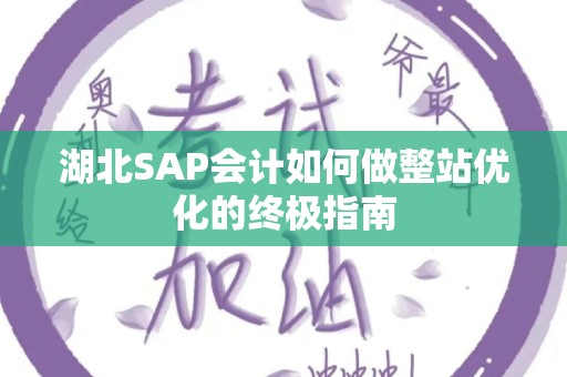 湖北SAP会计如何做整站优化的终极指南
