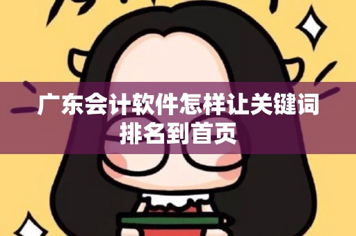 广东会计软件怎样让关键词排名到首页