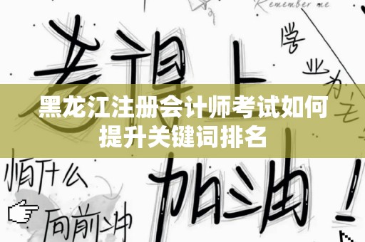黑龙江注册会计师考试如何提升关键词排名