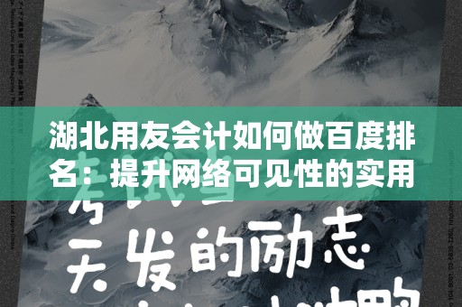 湖北用友会计如何做百度排名：提升网络可见性的实用指南